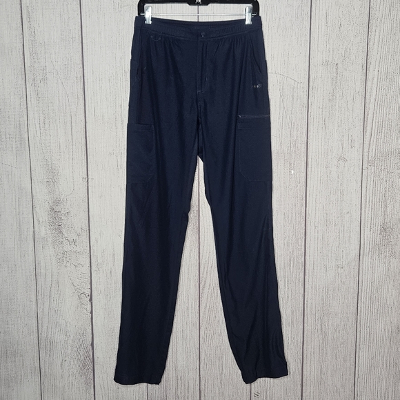 Carhartt Force C55106T Cargo Scrub Pants in Navy Blue, size Small Tall - Picture 1 of 6